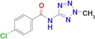 4-Chloro-n-(2-methyl-2h-1,2,3,4-tetrazol-5-yl)benzamide
