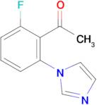 1-[2-fluoro-6-(1h-imidazol-1-yl)phenyl]ethan-1-one
