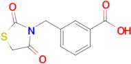 3-[(2,4-dioxo-1,3-thiazolidin-3-yl)methyl]benzoic acid