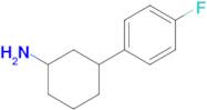 3-(4-Fluorophenyl)cyclohexan-1-amine