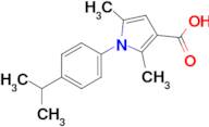 2,5-Dimethyl-1-[4-(propan-2-yl)phenyl]-1h-pyrrole-3-carboxylic acid