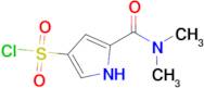 5-(Dimethylcarbamoyl)-1h-pyrrole-3-sulfonyl chloride