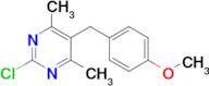 2-Chloro-5-[(4-methoxyphenyl)methyl]-4,6-dimethylpyrimidine