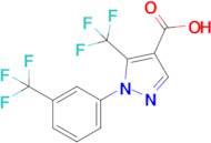 5-(Trifluoromethyl)-1-[3-(trifluoromethyl)phenyl]-1h-pyrazole-4-carboxylic acid