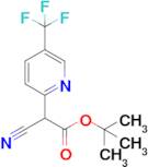 Tert-butyl 2-cyano-2-[5-(trifluoromethyl)pyridin-2-yl]acetate