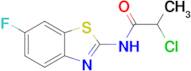 2-Chloro-n-(6-fluoro-1,3-benzothiazol-2-yl)propanamide