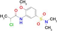 2-Chloro-n-[5-(dimethylsulfamoyl)-2-methoxyphenyl]propanamide