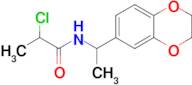 2-Chloro-n-[1-(2,3-dihydro-1,4-benzodioxin-6-yl)ethyl]propanamide