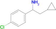 1-(4-Chlorophenyl)-2-cyclopropylethan-1-amine