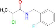 2-Chloro-n-[(2-fluorophenyl)methyl]propanamide