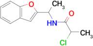 n-[1-(1-benzofuran-2-yl)ethyl]-2-chloropropanamide