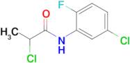 2-Chloro-n-(5-chloro-2-fluorophenyl)propanamide