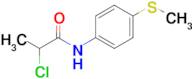 2-Chloro-n-[4-(methylsulfanyl)phenyl]propanamide