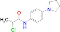 2-Chloro-n-[4-(pyrrolidin-1-yl)phenyl]propanamide