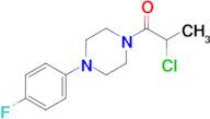 2-Chloro-1-[4-(4-fluorophenyl)piperazin-1-yl]propan-1-one