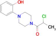 2-Chloro-1-[4-(2-hydroxyphenyl)piperazin-1-yl]propan-1-one