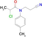 2-Chloro-n-(2-cyanoethyl)-n-(4-methylphenyl)propanamide