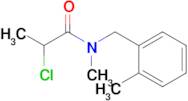 2-Chloro-n-methyl-n-[(2-methylphenyl)methyl]propanamide