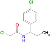 2-Chloro-n-[1-(4-chlorophenyl)propyl]acetamide