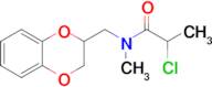 2-Chloro-n-(2,3-dihydro-1,4-benzodioxin-2-ylmethyl)-n-methylpropanamide
