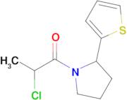 2-Chloro-1-[2-(thiophen-2-yl)pyrrolidin-1-yl]propan-1-one