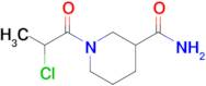 1-(2-Chloropropanoyl)piperidine-3-carboxamide