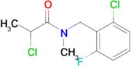 2-Chloro-n-[(2-chloro-6-fluorophenyl)methyl]-n-methylpropanamide