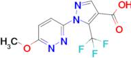 1-(6-Methoxypyridazin-3-yl)-5-(trifluoromethyl)-1h-pyrazole-4-carboxylic acid