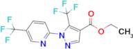 Ethyl 5-(trifluoromethyl)-1-[5-(trifluoromethyl)pyridin-2-yl]-1h-pyrazole-4-carboxylate