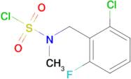 n-[(2-chloro-6-fluorophenyl)methyl]-n-methylsulfamoyl chloride