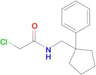 2-Chloro-n-[(1-phenylcyclopentyl)methyl]acetamide