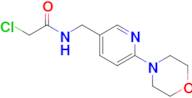 2-Chloro-n-{[6-(morpholin-4-yl)pyridin-3-yl]methyl}acetamide