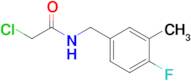 2-Chloro-n-[(4-fluoro-3-methylphenyl)methyl]acetamide