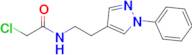 2-Chloro-n-[2-(1-phenyl-1h-pyrazol-4-yl)ethyl]acetamide