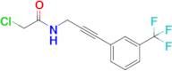 2-Chloro-n-{3-[3-(trifluoromethyl)phenyl]prop-2-yn-1-yl}acetamide