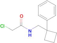 2-Chloro-n-[(1-phenylcyclobutyl)methyl]acetamide