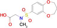 2-(n-Methyl3,4-dihydro-2h-1,5-benzodioxepine-7-sulfonamido)acetic acid