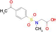 2-(n-Methyl-4-acetylbenzenesulfonamido)acetic acid