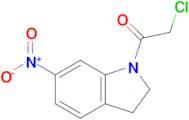 2-Chloro-1-(6-nitro-2,3-dihydro-1h-indol-1-yl)ethan-1-one