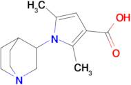 1-{1-azabicyclo[2.2.2]octan-3-yl}-2,5-dimethyl-1h-pyrrole-3-carboxylic acid