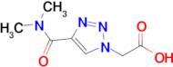 2-[4-(dimethylcarbamoyl)-1h-1,2,3-triazol-1-yl]acetic acid