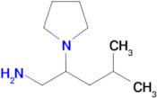 4-Methyl-2-(pyrrolidin-1-yl)pentan-1-amine