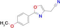 2-[2-(4-methoxyphenyl)-1,3-oxazol-4-yl]acetonitrile