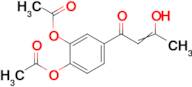 2-(acetyloxy)-5-(3-hydroxybut-2-enoyl)phenyl acetate