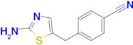 4-[(2-amino-1,3-thiazol-5-yl)methyl]benzonitrile