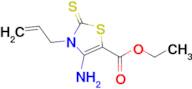 Ethyl 4-amino-3-(prop-2-en-1-yl)-2-sulfanylidene-2,3-dihydro-1,3-thiazole-5-carboxylate