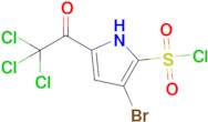 3-Bromo-5-(trichloroacetyl)-1h-pyrrole-2-sulfonyl chloride