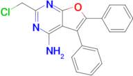 2-(Chloromethyl)-5,6-diphenylfuro[2,3-d]pyrimidin-4-amine