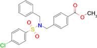 Methyl 4-[(n-benzyl4-chlorobenzenesulfonamido)methyl]benzoate