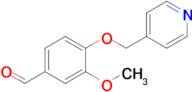 3-Methoxy-4-[(pyridin-4-yl)methoxy]benzaldehyde